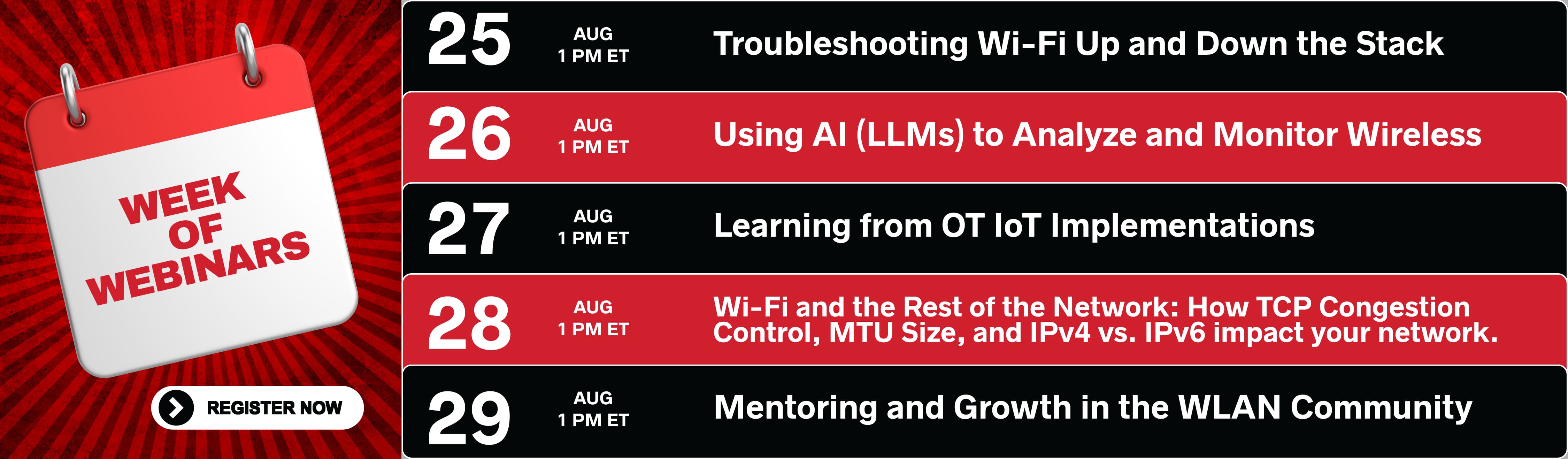 CWNP Week Of Webinars Aug 2025