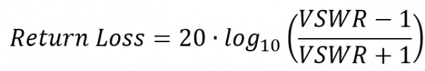 Return Loss Equation