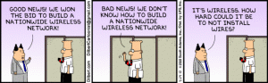 Dilbert's nationwide wireless network